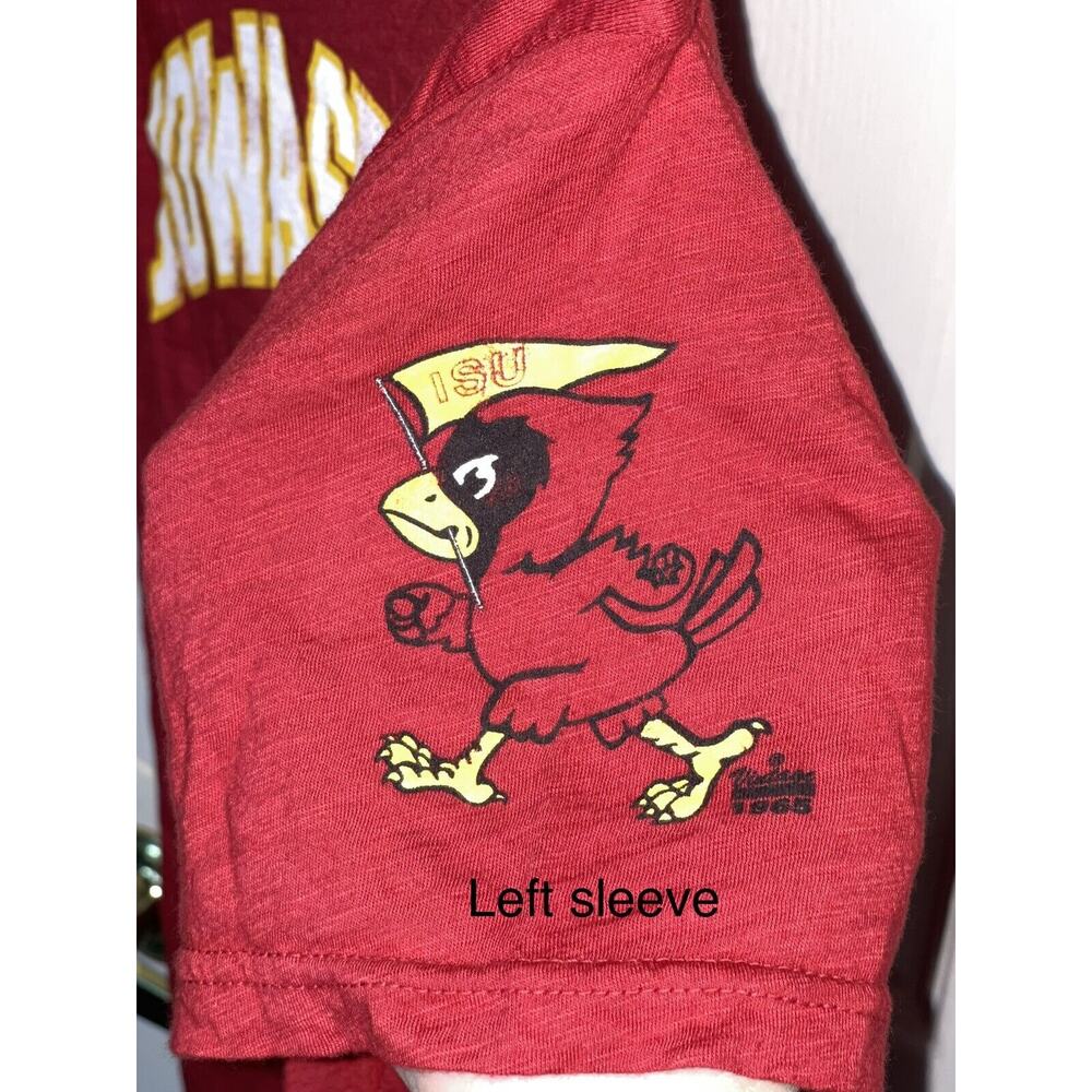 NWT The Original Retro Brand Iowa State Unisex Red Short Sleeve Shirt Size Small - Picture 6 of 7